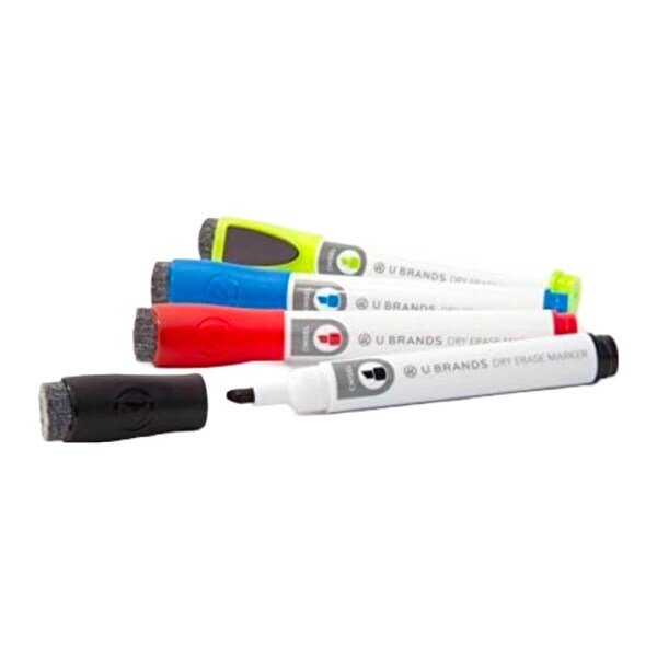 U brands 4 Count Dry Erase Magnet Markers